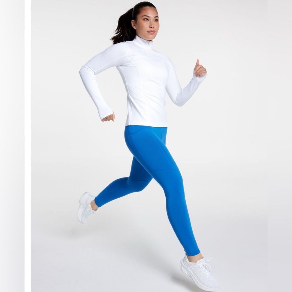 Calia Women’s Energize Mesh 7/8 High-Rise Leggings in Royal Blue M